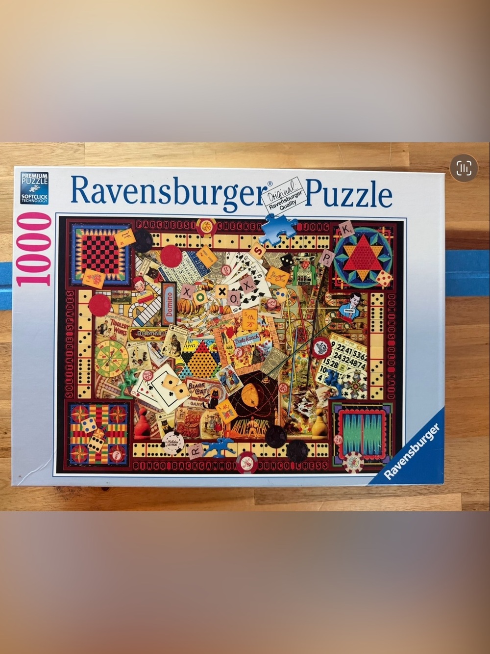 Ravensburger Jigsaw Puzzle 1000 Piece Vintage Games Verified Complete
